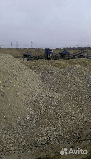 Щебень известковый на подушку