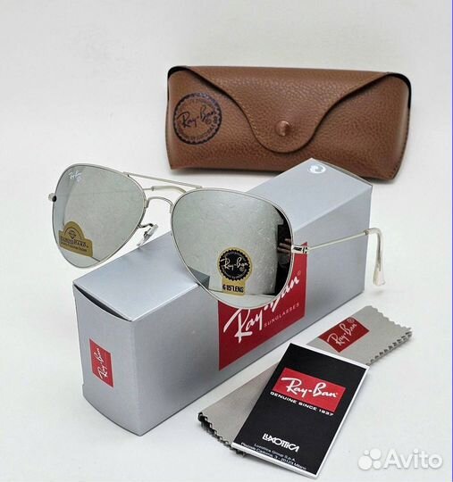 Солнцезащитные очки Ray Ban aviator premium