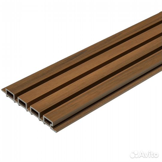 Фасадная панель из дпк 4000х219х26 мм, Орех