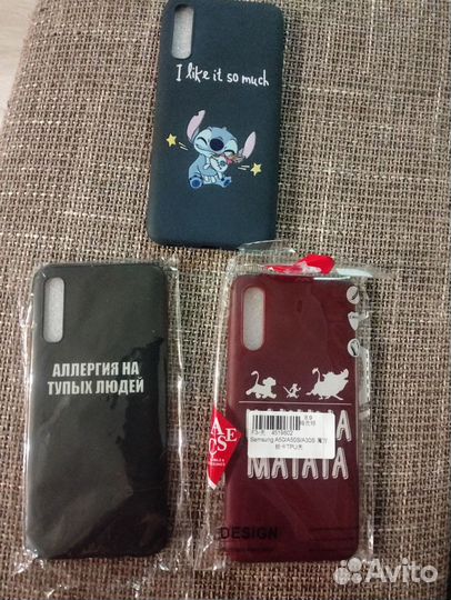 Защитное стекло и чехлы Самсунг А50