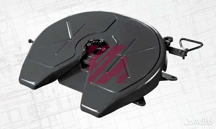 Седло на тягач 150 мм шкворень 2 дюйма