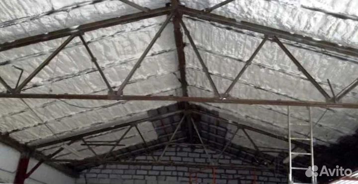 Утепление крыши дома пенополиуретаном (ППУ)