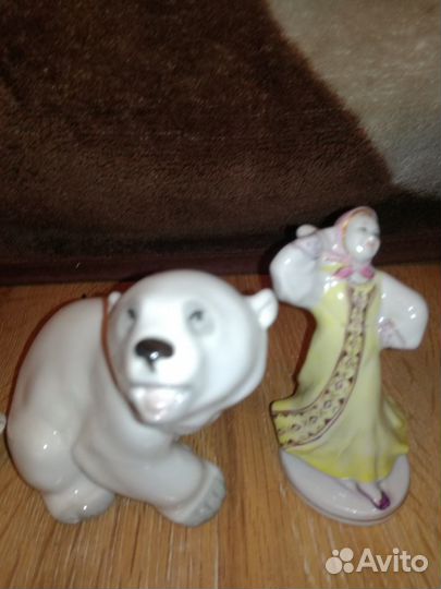 Фарфоровая статуэтка СССР гжель лфз