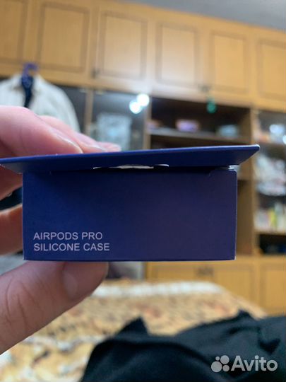 Чехол на airpods pro 2 dark blue силиконовый