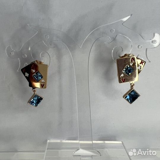 Серьги со Swarovski