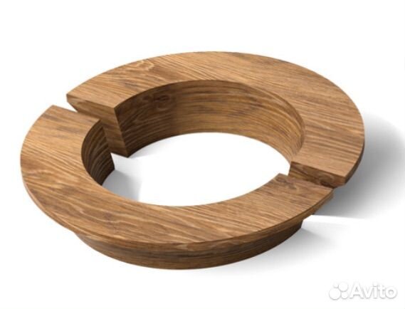 Мебельные ручки дуб 3 комплекта (6 ручек)