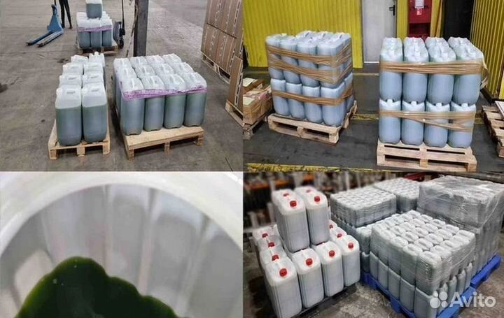 Живая водоросль суспензия для пруда