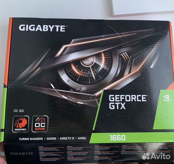 Видеокарта gigabyte GeForce GTX 1660