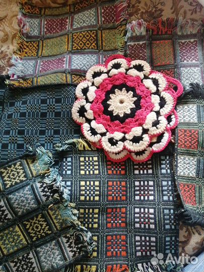 Скатерти льняные советские, салфетки