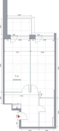 1-к. апартаменты, 64,7 м², 13/29 эт.
