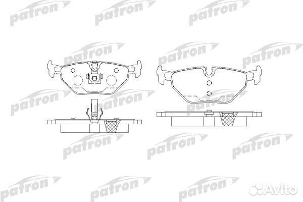 Patron PBP1301 Колодки тормозные дисковые задн BMW