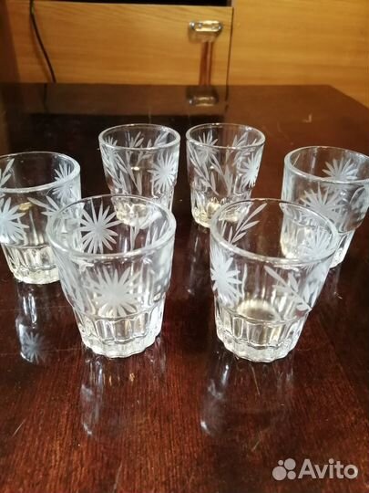 Рюмки, фужеры, бокалы, стаканы из СССР