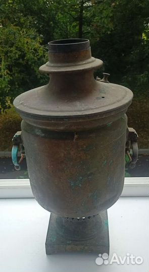 Маленький самовар 3,5 литра под реставрацию