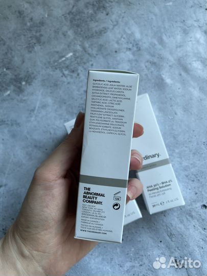 The ordinary кровавый пилинг AHA30 BHA 2 peeling