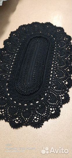 Вязаный ковер ручная работа