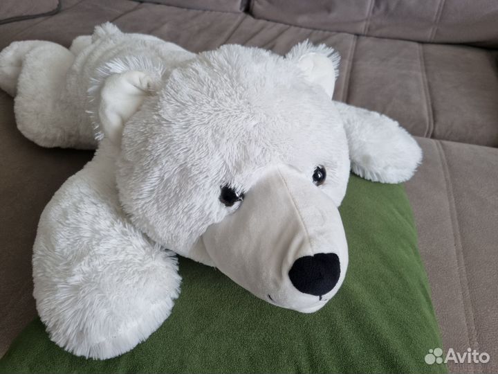 Большая мягкая игрушка Белый медведь