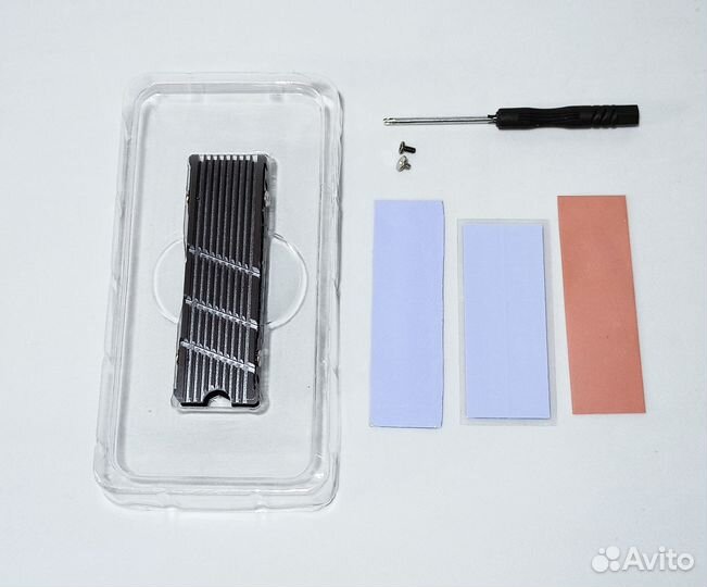 Радиатор SSD NVMe кулер двухсторонний PS5 ок