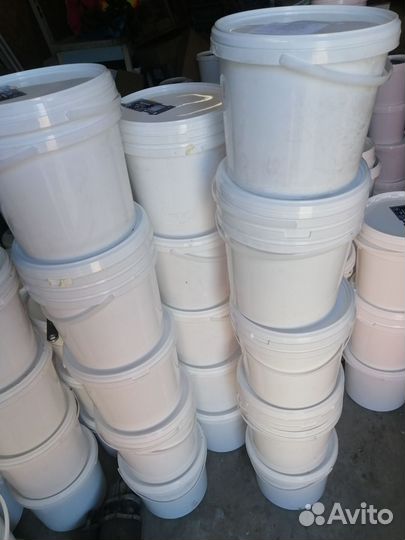Пластиковые ведра 5л с крышками