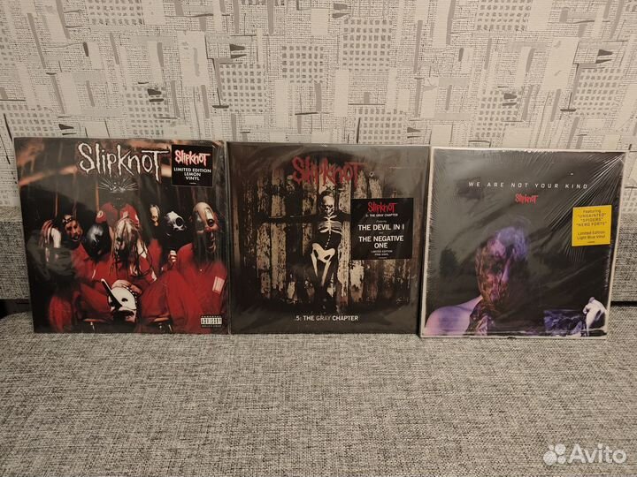 Slipknot LP limited edition запечатаны