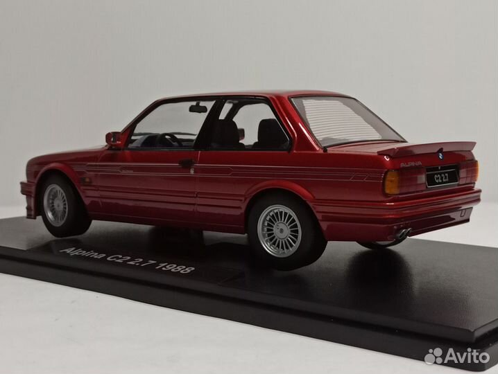 Bmw Alpina C2 2,7 (E30) -1988 Red 1:18 Kk Scale