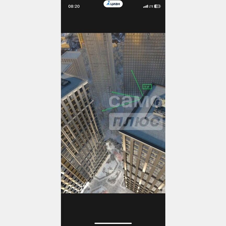 2-к. квартира, 69,3 м², 3/28 эт.