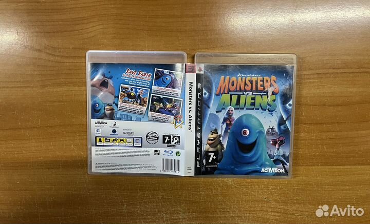 PS3 Monsters vs Aliens