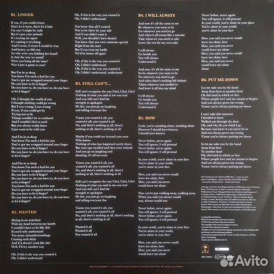 Виниловая пластинка The Cranberries, Everybody Els