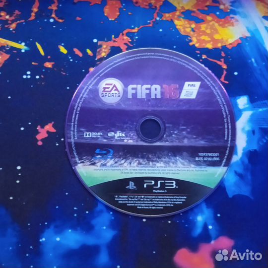 Диск Fifa 16 Ps3
