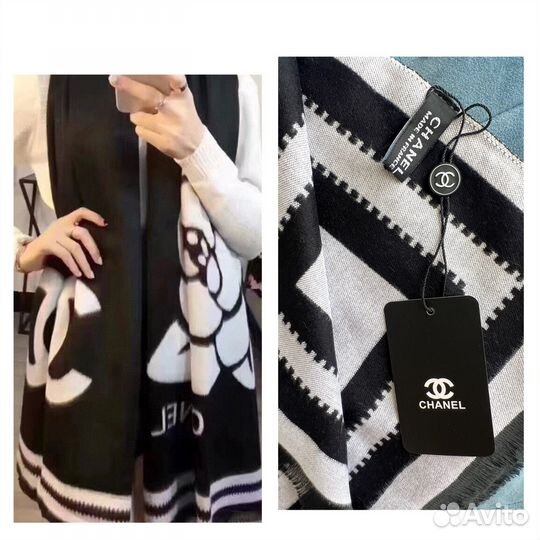 Шарфы и палантины кашемир Chanel