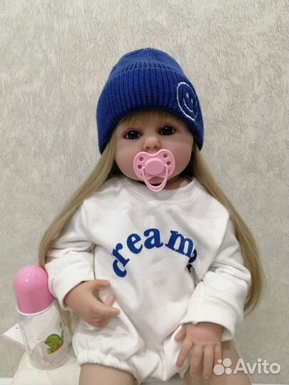 Новая кукла реборн 60 см большая девочка