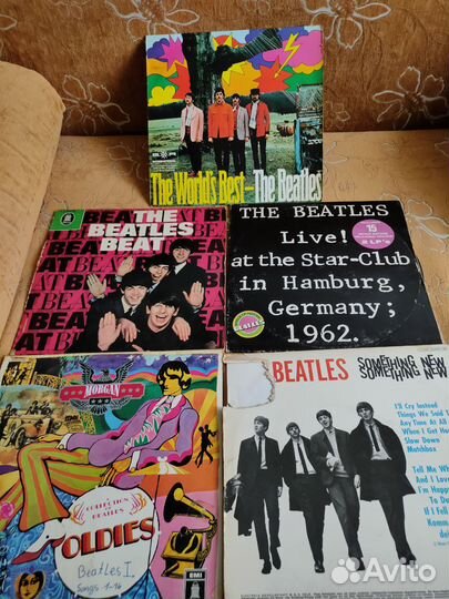 Виниловые пластинки the beatles