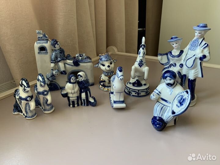 Гжель статуэтки СССР