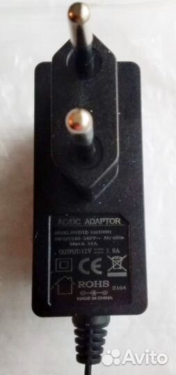 Блок питания 12V 1A к приставке МТС / Триколор тв