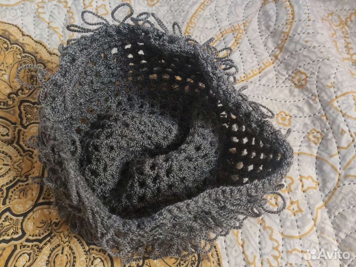 Шапка связанная, детская, сценическая, ёжик