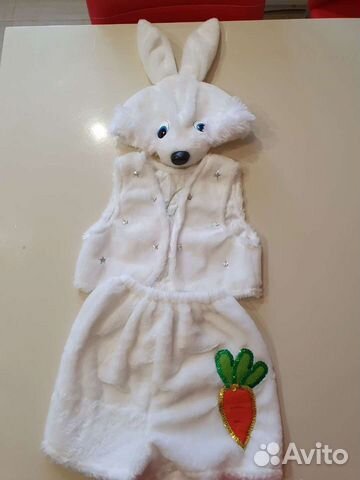 Новогодний костюм для мальчика зайчика