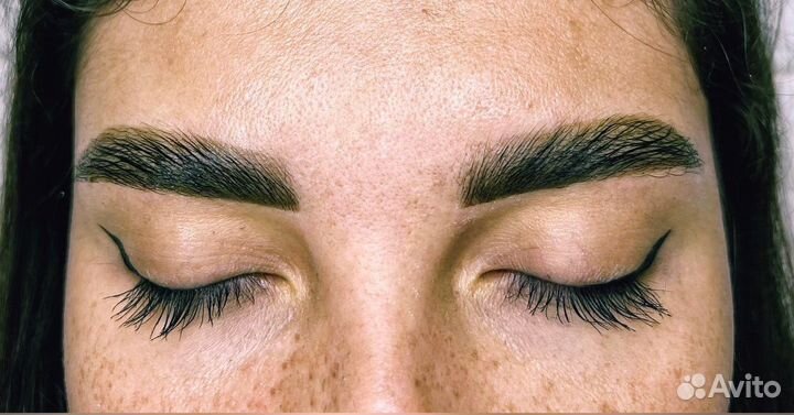 Наращивание ресниц,окрашивание бровей, ду бровей