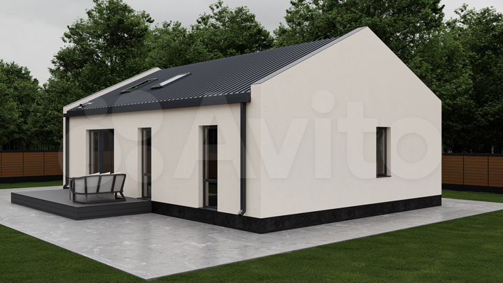 Дом 100 м² на участке 3,5 сот.