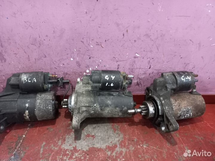 Стартер Фольксваген Гольф 4, Бора, Шкода 1,4-1,6