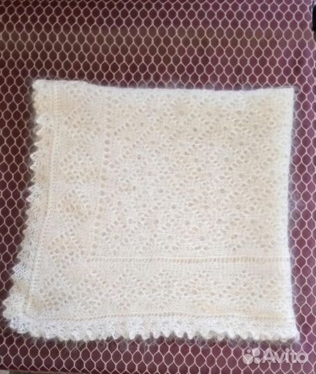 Шаль пуховая ручная работа