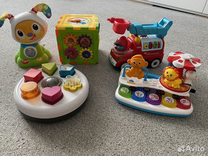 Fisher price щенок bibo, сортер