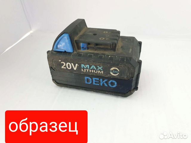 Вставка на Deko 20v увеличение до 5Ач