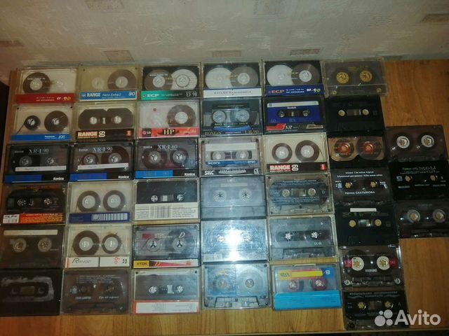 Аудиокассеты 40 штук