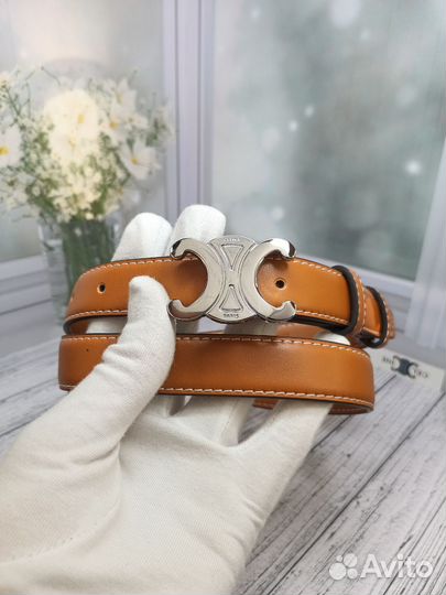 Ремень Женская Celine Люкс Натуральная кожа