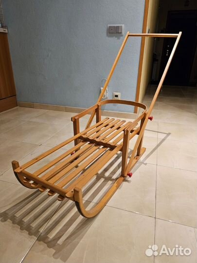 Санки деревянные