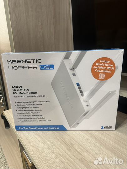 Keenetic Hopper Mesh Wi-Fi 6 AX1800 (KN-3610)