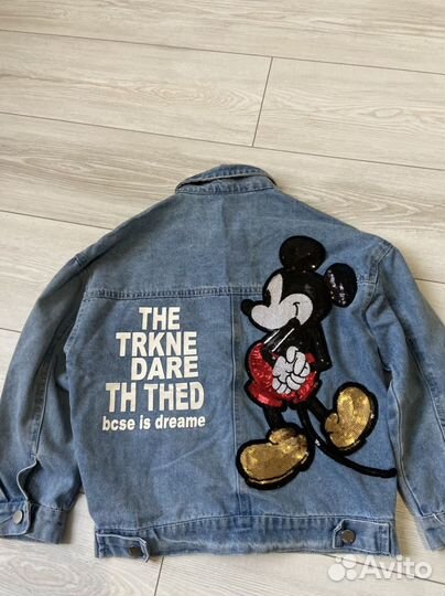 Джинсовая куртка для девочки