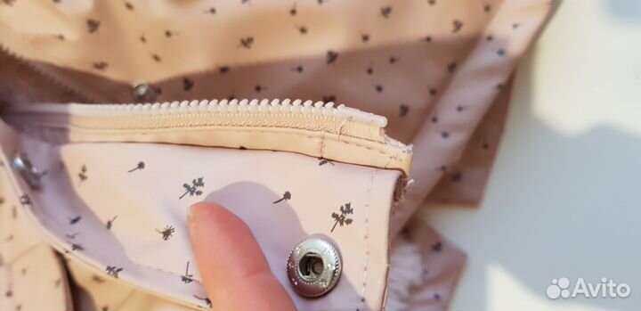 Утепленный дождевик zara, рост 86