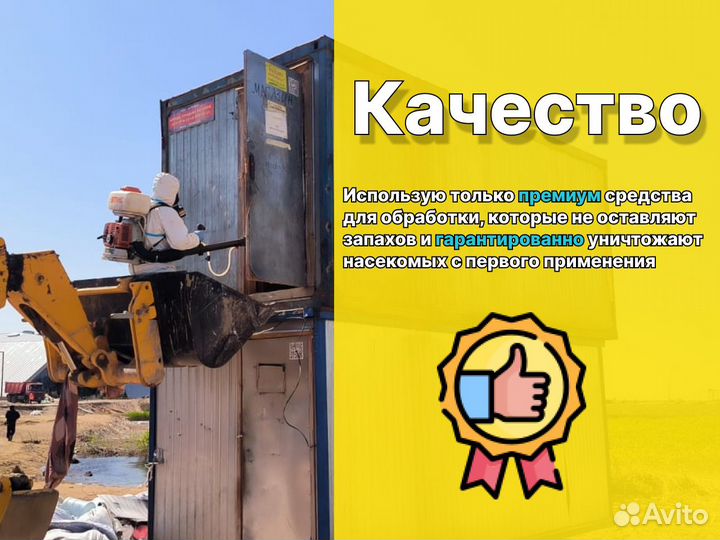 Дезинфекция Уничтожение тараканов клопов насекомых