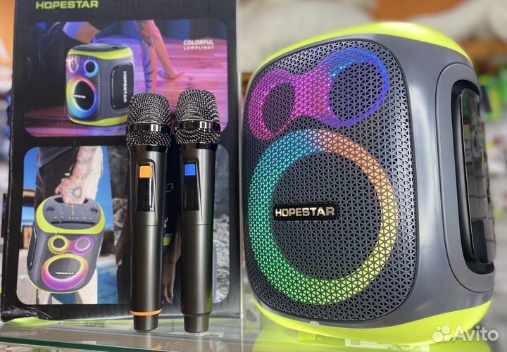 Колонка Hopestar Party 130 120Вт 2 микрофона
