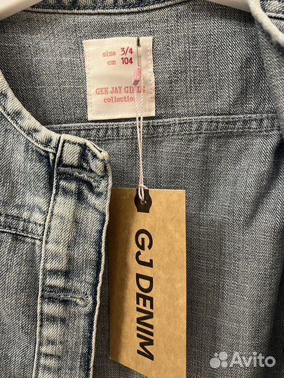 Джинсовая жилетка для девочки